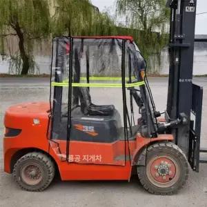 지게차 방수 덮개 방풍 방한 커버 우천용 비막이 천막 보호 보온덮개 비덮개  방수시트