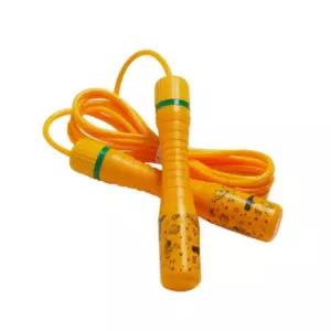 김수열 PVC 어린이줄넘기 롱키형 K-004 노랑 유아체육교구 초등학생줄넘기