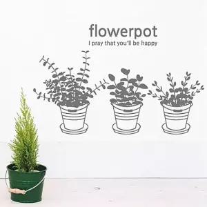 포인트스티커 포인트그래픽스티커 인테리어소품 시트지 데코 네츄럴화분 [f013879]