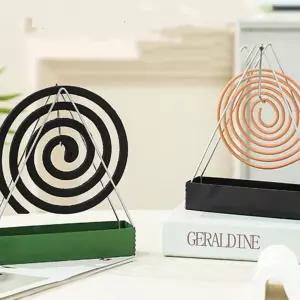 휴대용 모기향 받침 삼각 스테인리스 캠핑 야외 모기 퇴치 안전 접이