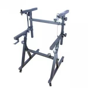 전자 키보드 거치대 블랙 선반 자형 평발형 건반 피아노