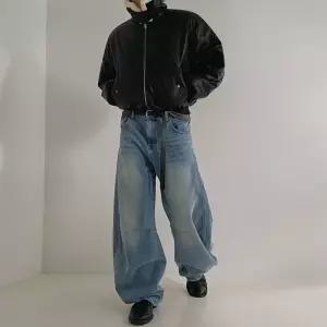 남사친 동계 단정한 항공 점퍼 세무 PU가죽 숏 다운 숄카라 기모 고급 가죽 자켓 DUCHI4