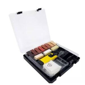 마루 바닥 보수도구 정리함 나무 목공 흠집 메꾸기 수리 키트 우드퍼티