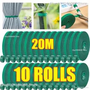 넝쿨지지대 가든 식물 화단 타이 붕대 후크 루프 조정 가능 지원 홈 액세서리 용 재사용 패스너 테이프