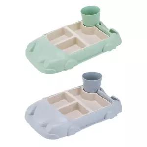 천연 자동차 유아 어린이 아동용 아기 식판 식기 배 대나무 [fEAD331]