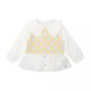 [갤러리아] 티파니주니어 울 체크배색 BL/T31KSB010