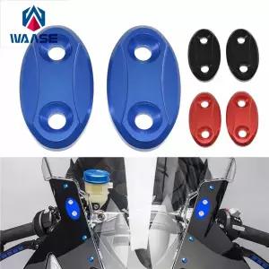 Waase 야마하 YZF R1 2007 2008 2009 2010 2011 2012 2013 2014 백미러 시트 장식 커버 미러베이스