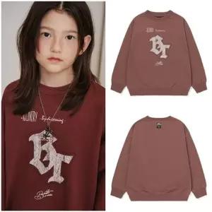 [갤러리아] [블루테일]AAA4TS01 PK  핑크 배색 긴팔 맨투맨