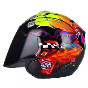 바이크 오토바이헬멧 하이바 오픈 페이스 레이싱 오토바이 헬멧 SZ Ram3 러셀 하프 여성 남성 여름 시즌 안