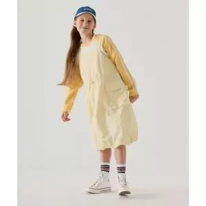 커버낫 KIDS 나일론 카고 스트링 원피스 레몬 CK2501OP78LM