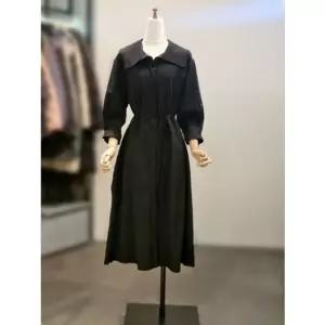 [갤러리아] ab.f.z 플랫 빅카라 플리츠 롱원피스 ACA1HO02C