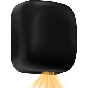 가정용 욕실용 SpaZeit 상업용 핸드 드라이어 1400W 자동 고속 기계 센서 및 스마트 온도 조절 기능이 있는 컴팩트 드라이어를 쉽게 설치 호텔 블랙