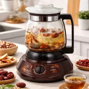 보령약탕기 소형 중탕기 홍삼액 제조기 자동 타이머 시간조절 보온기능 홍삼 한방 차