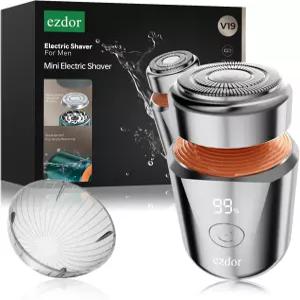 미니 전기 면도기 남녀용 휴대용 USB-C 충전식 방수 여행용 얼굴 및 신체용 무선 포켓 사이즈 가정 출장에