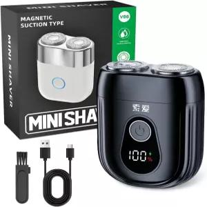 남녀용 휴대용 미니 전기 면도기 - USB-C 충전식 방수 무선 가정 및 비즈니스용 컴팩트 여행용 얼굴 바디