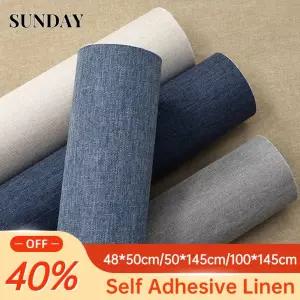 인조가죽시트지 가죽 수선패치  린넨 원단 수리용 자가 접착 패치 가구 소파 의자 의류 DIY 공예 무지 천