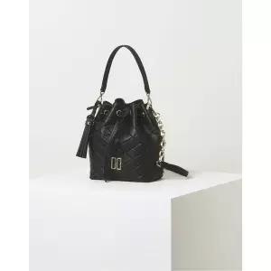 매장정품 DAKS 닥스 블랙 칼라일 매쉬 가죽 버킷백 DCBA4E323 1167974