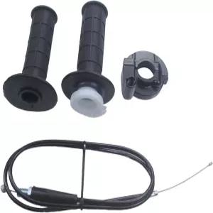 Adspro 유니버설 모터사이클 스로틀 핸들 레버 그립 7/8인치 22MM 케이블 라인 가속 50-250CC 110cc 125cc