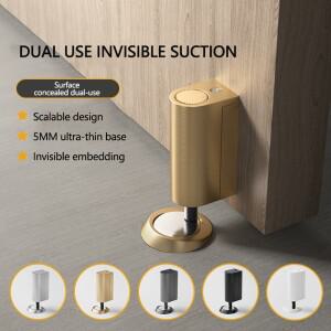 아연 합금 도어 스토퍼  비 천공 흡입  보이지 않는 욕실 강력한 마그네틱 하드웨어