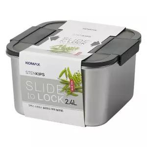 코멕스 스텐킵스 슬라이드 투락 정사각(높은형) 2.4L