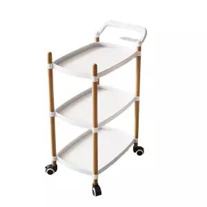 선반 왜건 미니 화이트바 무빙 밀차 홈바 복고풍 원목 호텔