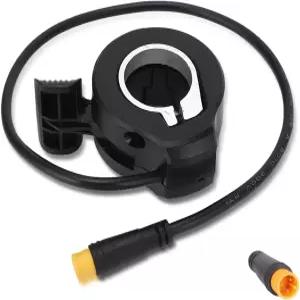 프레디 E-바이크 엄지 스로틀 130X 전기 자전거 3핀 방수 플러그 E 속도 조절 기능 블랙