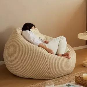 거실 1인소파 패브릭소파 빈백 리클라이너 좌식의자 인테리어 쿠션 소파베