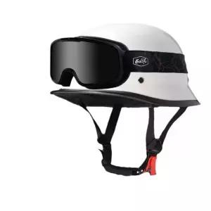 스쿠터 고글헬멧 바이크 경량 헬멧 오토바이 스냅백헬멧 반모 커스텀 보호