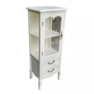 복도틈새 엔틱원목 양주진열장 좁은공간 콘솔 슬림화장대 수납장 빈티지장