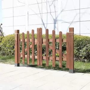 방부목정원울타리 텃밭경계목 파티션가림막 조립식화단경계 나무울타리DIY
