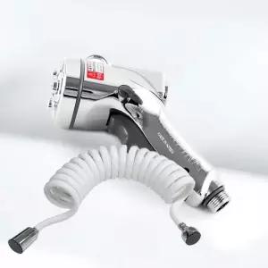 HLBATH 스프레이건 크롬 욕실 꼬부리샤워줄 3.5m 세트 스프레이건 크롬 욕실스프레이건 샤워줄 샤워줄세트