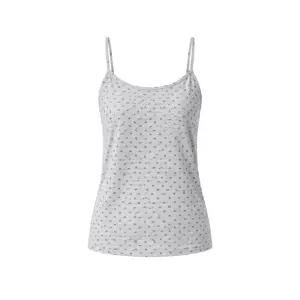 플라워 텐셀 멜란지 그레이 끈나시 캐미솔 YSWCB741