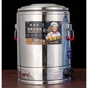 전기 육수통 물통 대용량 장국 곰탕기 스텐 전기물끓이기 상업용 가열기 수도꼭지 국솥 셀프