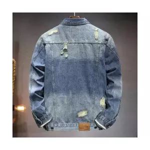 남자 빈티지 데님 찢어진 청자켓 추동 비글 청재킷 코트 센스있는 루즈핏 MODU4