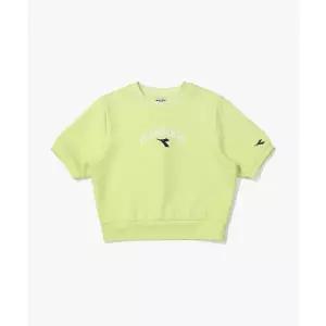 매장정품 diadora 디아도라 Diadora 베스티 반팔 티셔츠 우먼 LIME D4322TRS21LMS 974878