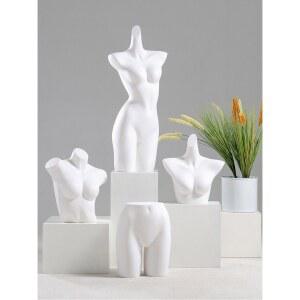 토르소마네킹 여성 사람 모형 반신 플랫 피규어 주얼리 디스플레이 데생도르 진열대