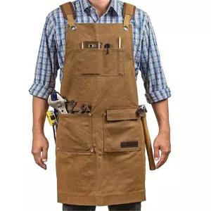 캠핑 멀티포켓 앞치마조끼 등산조끼 낚시 캔버스 캠핑용품 다용도 작업복