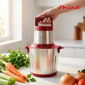 신일 6L 대용량 스테인레스 파워 다지기 SMX-SC06CHB 원터치 고강도칼날 SUS304