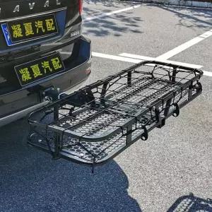 차량 후면 접이식 짐받이 트레일러 히치캐리어 캠핑 화물 바스켓