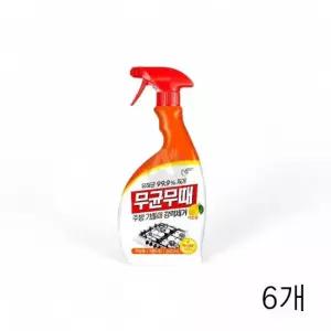 피죤 무균무때 주방용 세정제 500ml X6개 곰팡이제거 식자재 식재료 음식점 대용량 식당