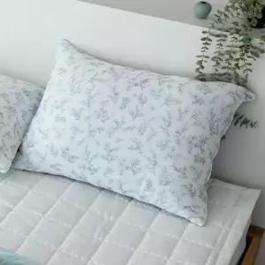 플라워 냉감 베개커버 50x70 민트 단품 여름 쿨링