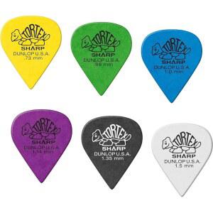 [미국배송] 던롭 토르텍스 샤프 기타 샘플 버라이어티 믹스 팩 선택 (각 게이지 2개) 12 / 플레이어