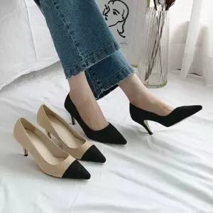 여자구두 데일리힐 7cm미들힐 다양한코디구두 2컬러 Aax8+5JfW