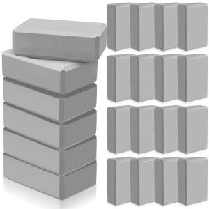 [미국배송] 강도 유연성 균형을 개선하기 위한 OUTUS 20PCS 요가 블록 벌크 9 X 6 3 인치 고밀도 벽돌 스포츠용 소프트 논 슬립 체조