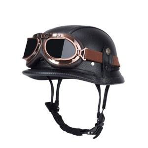 헬멧 스쿠터 반모 클래식 오토바이 레트로헬멧 빈티지 하이바