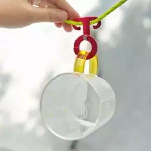 텐트 로프 걸이 버클 캠핑 잠금 링 색상랜덤