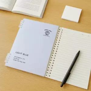 [문구] 굿럭 B5 26공 루스리프 유선 노트 2p세트 줄공책 블루