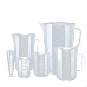 계량컵 특대형 눈금 베이킹 측정 플라스틱 가게 액체를위한 컵 차 커피 우유