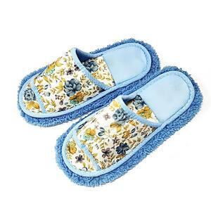 [2개구성] 청소 걸레 극세사 슬리퍼 블루 용 실내화 FAW6842D1