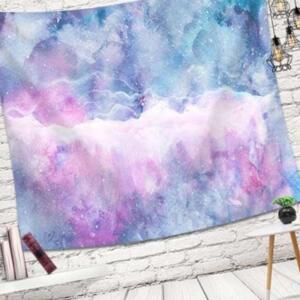 [2개구성] 인테리어 포스터 데코 가림막 150X130 대 패브릭 월 몽환오로라 HW7705FA